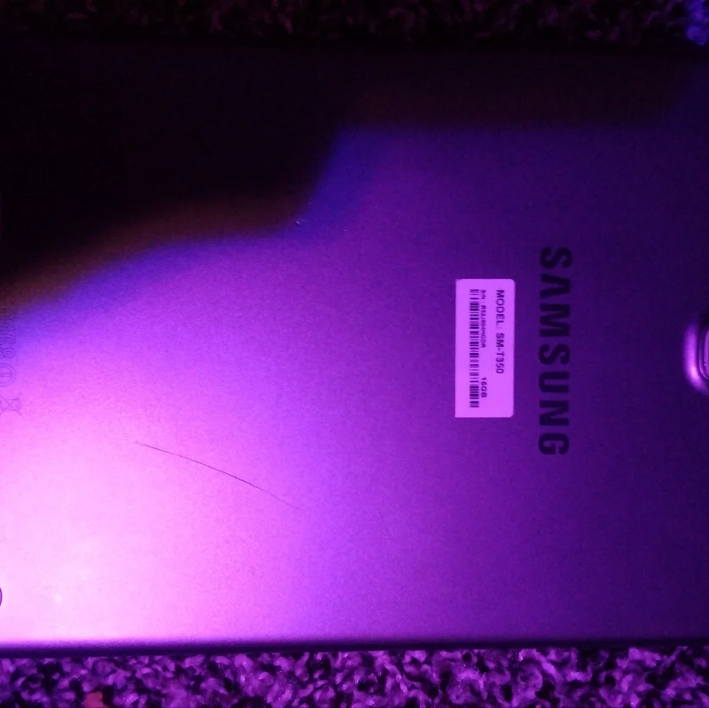Samsung I pad with keyboard and case.